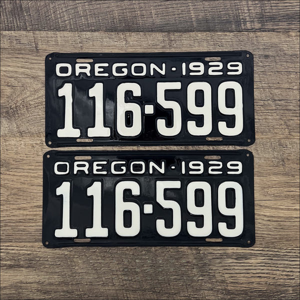Oregon 1929 Passenger Pair