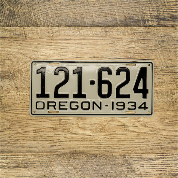 Oregon 1934 Passenger
