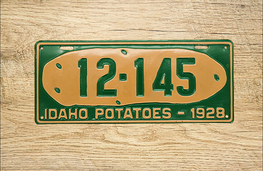 Idaho 1928 Passenger Plate