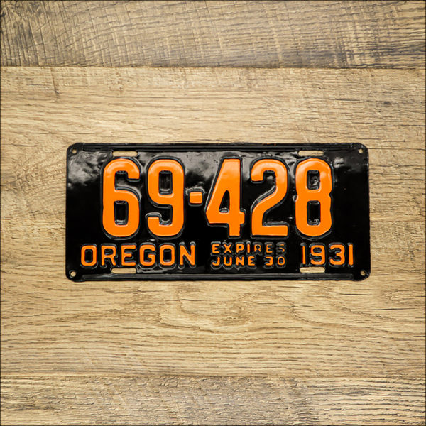 Oregon 1931 Passenger